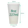8oz White Single Wall Recyclable Cup | 80mm | Qty: 1,000 - Image 2