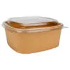 1200ml Kraft Recyclable Square Bowl | 17x17cm | Qty: 300 - Image 2