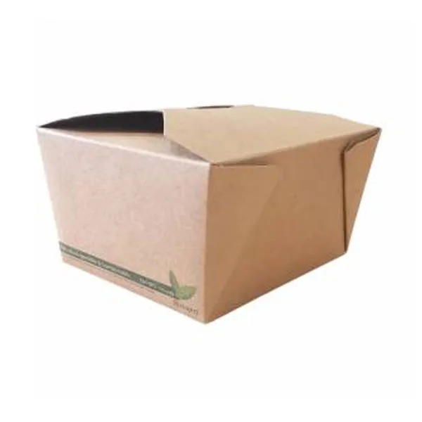 51oz (No2) PLA Snack Box | Kraft Compostable Food Packaging | Qty: 200