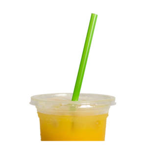 7mm Diameter Green Biodegradable Straw EW1024 copy