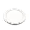 7" White Plate | Bagasse Compostable Food Packaging | Qty: 1000 - Image 3